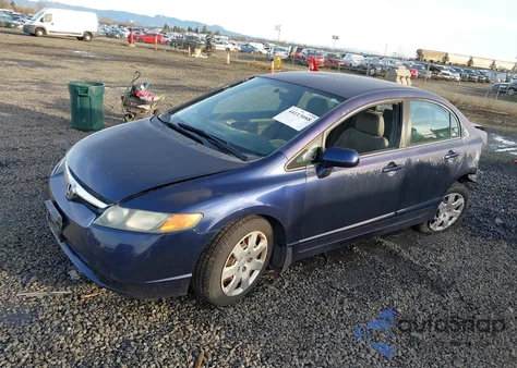2008 Honda Civic Lx z USA, uszkodzony, nr VIN 2HGFA16558H510739